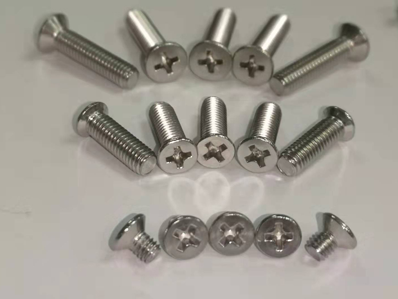 Stainless steel cross countersunk head machine wire