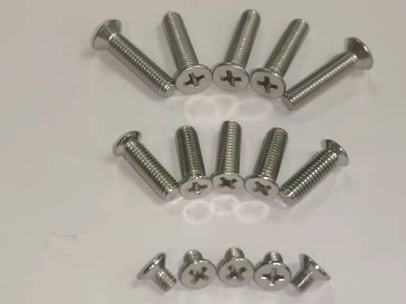 Stainless steel cross countersunk head machine wire